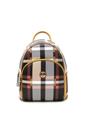 Silver & Polo Siyah - A.Taba SP1062 Kadın Sırt Çantası