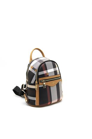 Silver & Polo Siyah - A.Taba SP983 Kadın Sırt Çantası