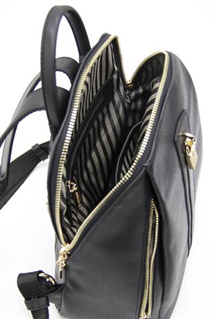 Silver & Polo Siyah Platin  - Siyah SP1123 Kadın Sırt Çantası