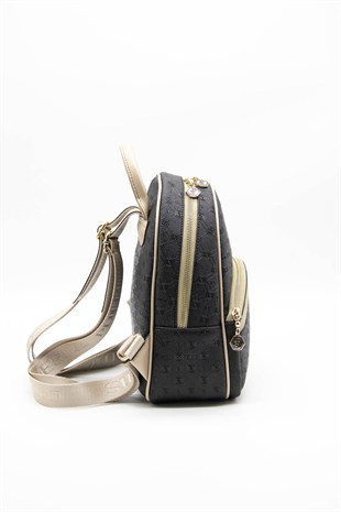 Silver & Polo Siyah - S.nut SP945 Kadın Sırt Çantası