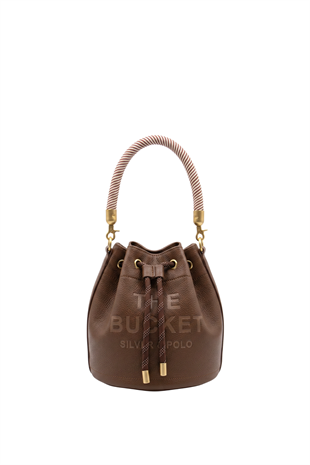 Silver Polo Kahve - Kahve Mini Rolax Kadın Omuz Çantası SP1248