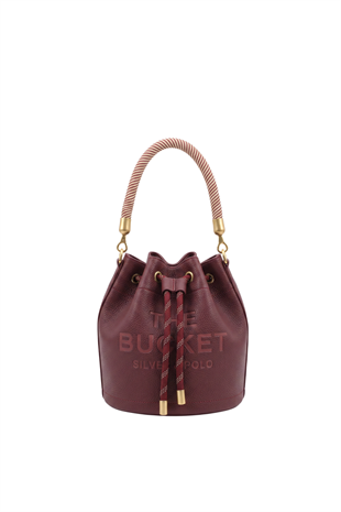Silver Polo Bordo - Bordo Mini Rolax Kadın Omuz Çantası SP1248