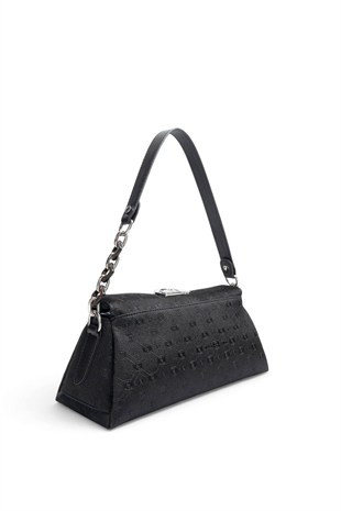 Silver & Polo Siyah - Siyah Fashion Kadın Omuz Çantası SP1294