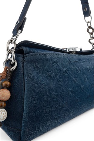 Silver & Polo Lacivert - Lacivert Fashion Kadın Omuz Çantası SP1294