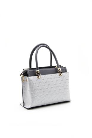 Silver & Polo A.gümüş - Antrasit SP826 Kadın El Çantası