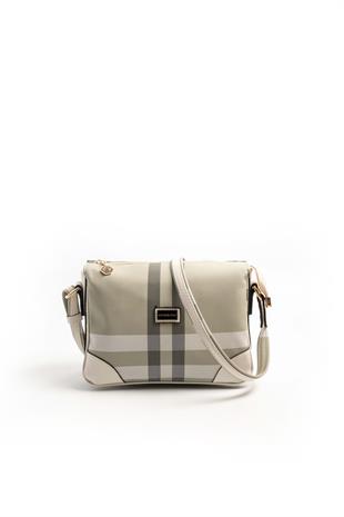 Silver & Polo A.Yeşil - Kemik SP784 Kadın Çapraz Çanta
