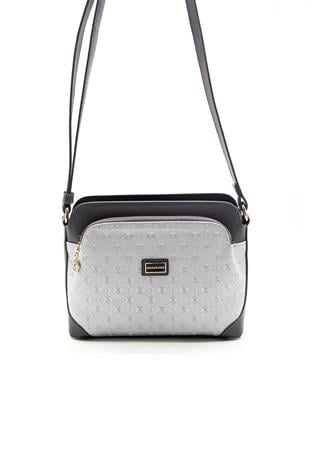 Silver & Polo A.gümüş - Antrasit SP364 Kadın Çapraz Çanta