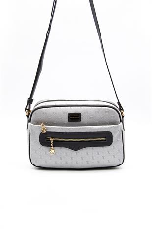 Silver & Polo A.gümüş - Antrasit SP491 Kadın Çapraz Çanta