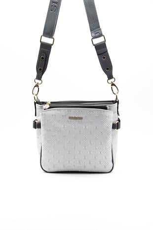 Silver & Polo A.gümüş-Antrasit SP884 Çapraz Çanta