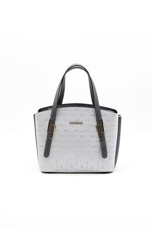 Silver & Polo A.gümüş-Antrasit SP1021 El Çantası