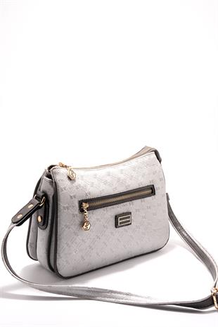 Silver & Polo A.gümüş - Antrasit SP818 Kadın Çapraz Çanta