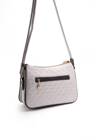 Silver & Polo A.gümüş - Antrasit SP818 Kadın Çapraz Çanta