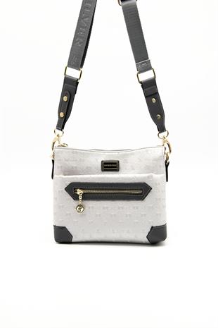 Silver & Polo A.gümüş - Antrasit SP1110 Kadın Çapraz Çanta