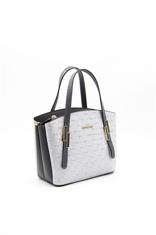 Silver & Polo A.gümüş-Antrasit SP1021 El Çantası