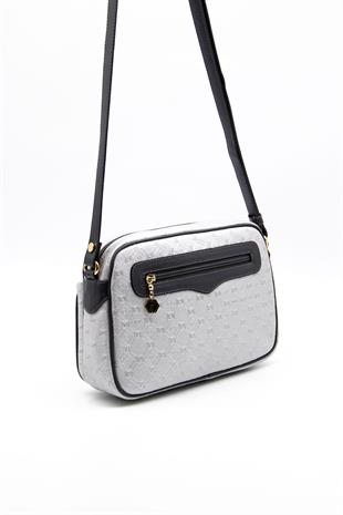 Silver & Polo A.gümüş - Antrasit SP491 Kadın Çapraz Çanta
