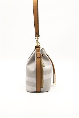 Silver & Polo A.Gri - A.Taba SP1137 Kadın Omuz Çantası