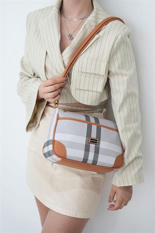 Silver & Polo A.Gri - A.Taba SP1060 Kadın Çapraz Çanta