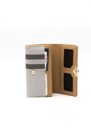 Silver & Polo A.Gri - A.Taba SP979 Kadın Cüzdan & Kartlık