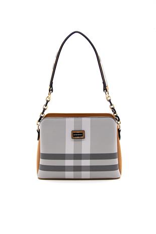 Silver & Polo A.Gri - A.Taba SP937 Kadın Omuz Çantası