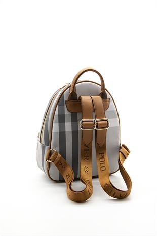 Silver & Polo A.Gri - A.Taba SP945 Kadın Sırt Çantası