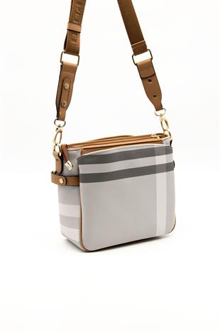 Silver & Polo A.Gri - A.Taba SP884 Kadın Çapraz Çanta
