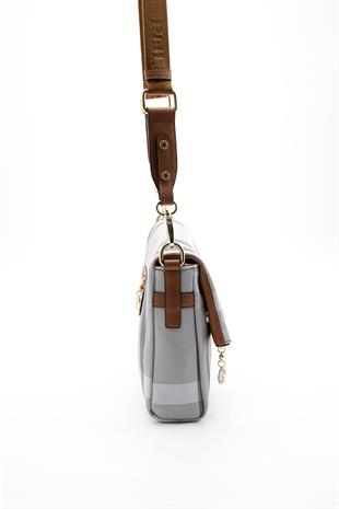 Silver & Polo A.Gri - A.Taba SP963 Kadın Çapraz Çanta