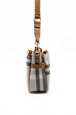 Silver & Polo A.Gri - A.Taba SP884 Kadın Çapraz Çanta