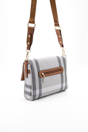 Silver & Polo A.Gri - A.Taba SP963 Kadın Çapraz Çanta