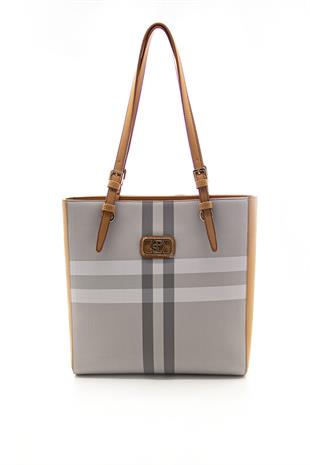 Silver & Polo A.Gri - A.Taba SP1096 Kadın Omuz Çantası
