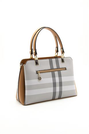 Silver & Polo A.Gri - A.Taba SP972 Kadın El Çantası