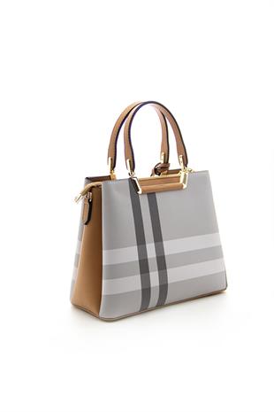 Silver & Polo A.Gri - A.Taba SP969 Kadın El Çantası