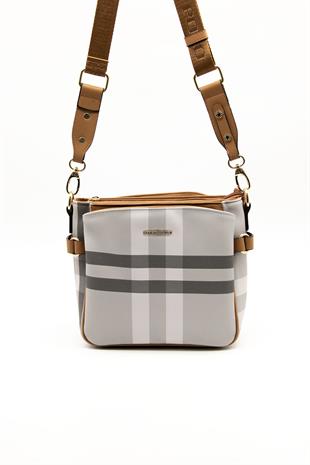 Silver & Polo A.Gri - A.Taba SP884 Kadın Çapraz Çanta