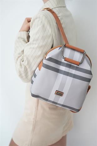 Silver & Polo A.Gri - A.Taba SP771 Kadın Sırt Çantası