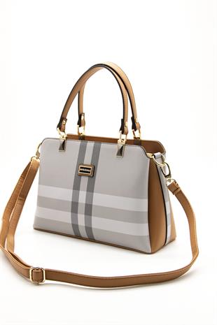 Silver & Polo A.Gri - A.Taba SP972 Kadın El Çantası
