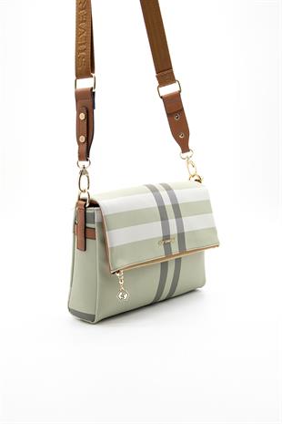 Silver & Polo A.Yeşil - A.Taba SP963 Kadın Çapraz Çanta