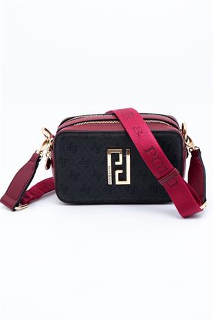 Silver & Polo Antrasit - Bordo SP1078 Kadın Çapraz Çanta