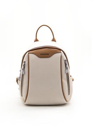 Silver & Polo Bej - A.Taba SP906 Kadın Sırt Çantası