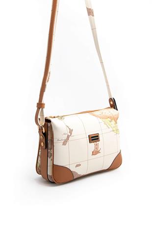 Silver & Polo Bej - A.Taba SP784 Kadın Çapraz Çanta