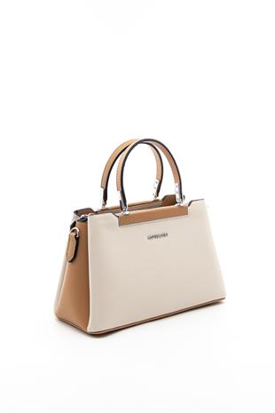 Silver & Polo Bej - A.Taba SP913 Kadın El Çantası