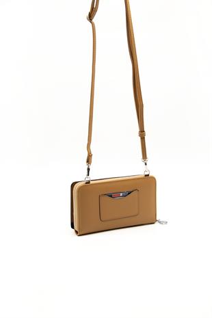 Silver & Polo Bej - A.Taba - Kemik SP1138 Kadın Cüzdan & Kartlık