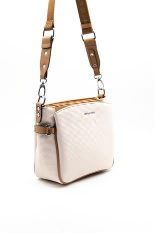 Silver & Polo Bej-A.Taba SP884 Çapraz Çanta