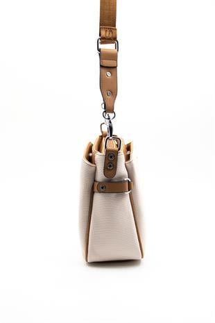 Silver & Polo Bej-A.Taba SP884 Çapraz Çanta