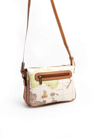 Silver & Polo Bej - A.Taba SP784 Kadın Çapraz Çanta