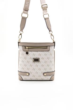 Silver & Polo Bej - Kum SP1120 Kadın Çapraz Çanta