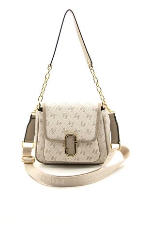 Silver & Polo Bej - Kum SP1147 Kadın Omuz Çantası