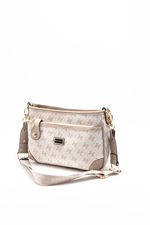 Silver & Polo Bej - Kum SP1160 Kadın Çapraz Çanta