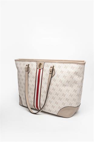 Silver & Polo Bej - Kum SP1169 Kadın Omuz Çantası