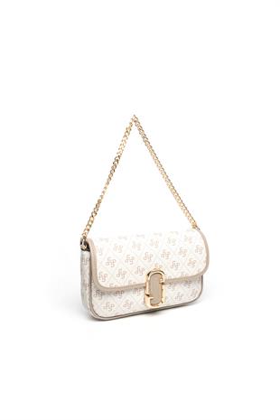 Silver & Polo Bej - Kum SP1171 Kadın Omuz Çantası