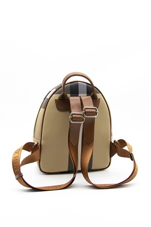 Silver & Polo Bej - Taba SP945 Kadın Sırt Çantası
