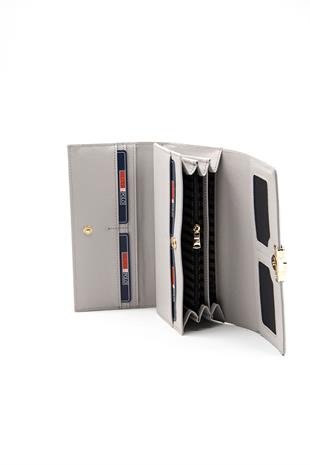 Silver & Polo Beyaz-A.gri SP979 Kadın Cüzdan & Kartlık